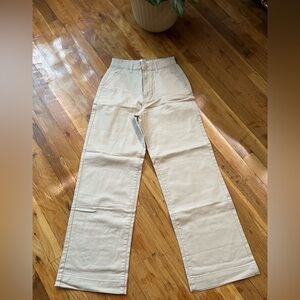 Cotton On Khaki Wide-Leg Pants – Size 4